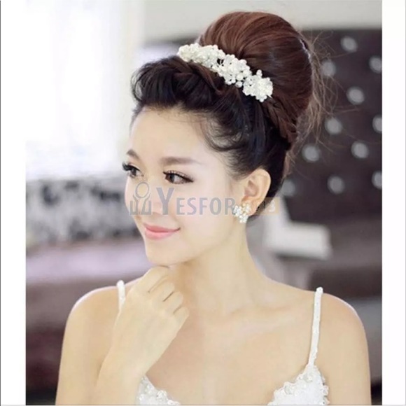 NWT Beautiful pearl hair piece - Picture 4 of 8